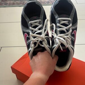 Nike Women’s Black and Pink Sneakers